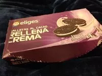 Mängden socker i Galletas al cacao rellena crema