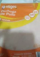 Mängden socker i Pechuga de pollo