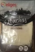 Mängden socker i Queso en lonchas oveja tierno