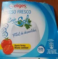 Mängden socker i Queso Fresco bajo en sal