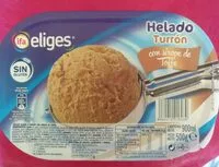 Mängden socker i Helado Turrón con sirope de Toffe