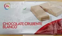 Mängden socker i Turrón de chocolate blanco crujiente