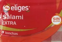 Mängden socker i Salami extra