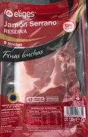Mängden socker i Jamón serrano reserva