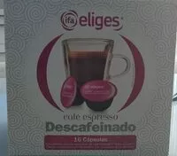 Mängden socker i Café espresso descafeinado