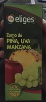 Mängden socker i Zumo de piña, uva, manzana