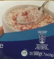 Mängden socker i Arroz con leche