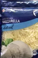 Mängden socker i Queso rallado mozzarella