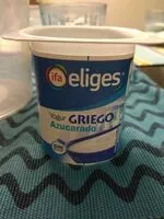 Mängden socker i Yogur griego azucarado