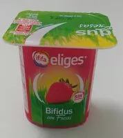 Mängden socker i Bifidus con fresas