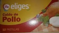 Mängden socker i Caldo deshidratado de pollo
