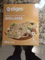 Mängden socker i Barrita de cereales con avellanas