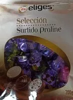 Mängden socker i Surtido praliné