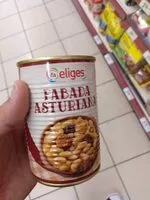 Mängden socker i Fabada asturiana