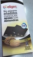Mängden socker i Chocolate Negro con Almendras sin azucares añadidos