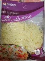 Mängden socker i Queso gouda rallado sin lactosa