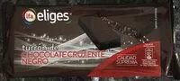 Mängden socker i Turrón de chocolate crujiente negro
