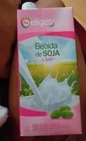 Mängden socker i Bebida de soja light