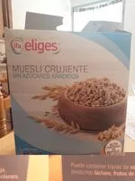 Mängden socker i Muesli crujiente