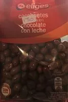 Mängden socker i Cacahuetes bañados en chocolate con leche