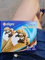 Mängden socker i Cono de nata turrón