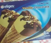 Mängden socker i Cono vainilla y chocolate