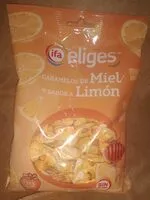 Mängden socker i Caramelos de Miel y sabor a Limón