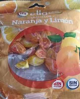 Mängden socker i Caramelos de naranja y limón