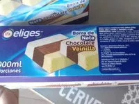 Mängden socker i Helado nata chocolate vainilla