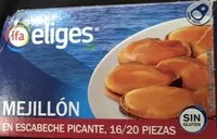 Mängden socker i Mejillones Escabeche