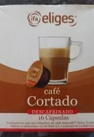 Mängden socker i Café Cortado descafeinado