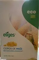 Mängden socker i Copos de maiz eco sin azucares añadidos