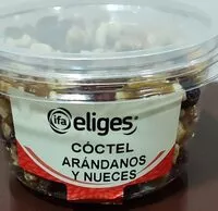 Mängden socker i Coctel de arándanos y nueces