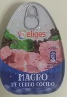 Mängden socker i Magro de cerdo cocido