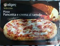 Mängden socker i Pizza pacetta e crema al tartufo