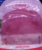 Mängden socker i Jamón cocido al corte