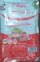 Mängden socker i maxi York finas lonchas