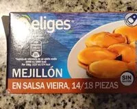 Mängden socker i Mejillón en salsa vieira