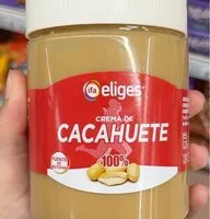 Mängden socker i Crema cacahuete 100%