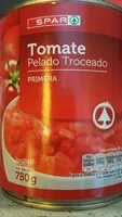 Mängden socker i Tomate pelado troceado