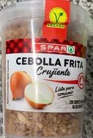 Mängden socker i Cebolla Frita Crujiente