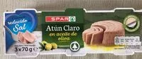 Mängden socker i Atun claro en aceite de oliva