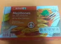 Mängden socker i Mejillones en escabeche