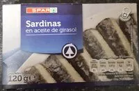 Mängden socker i Sardinha Spar Oleo Vegetal