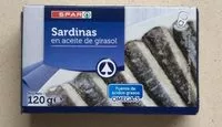 Mängden socker i SARDINAS en aceite de girasol