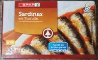 Mängden socker i Sardinas en tomate