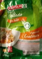 Mängden socker i Queso rallado en hilo para gratinar