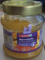 Mängden socker i Mermelada de Melocotón extra DIET