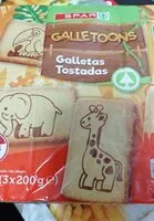 Mängden socker i Galletas tostadas