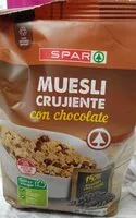 Mängden socker i Muesli crujiente con chocolate